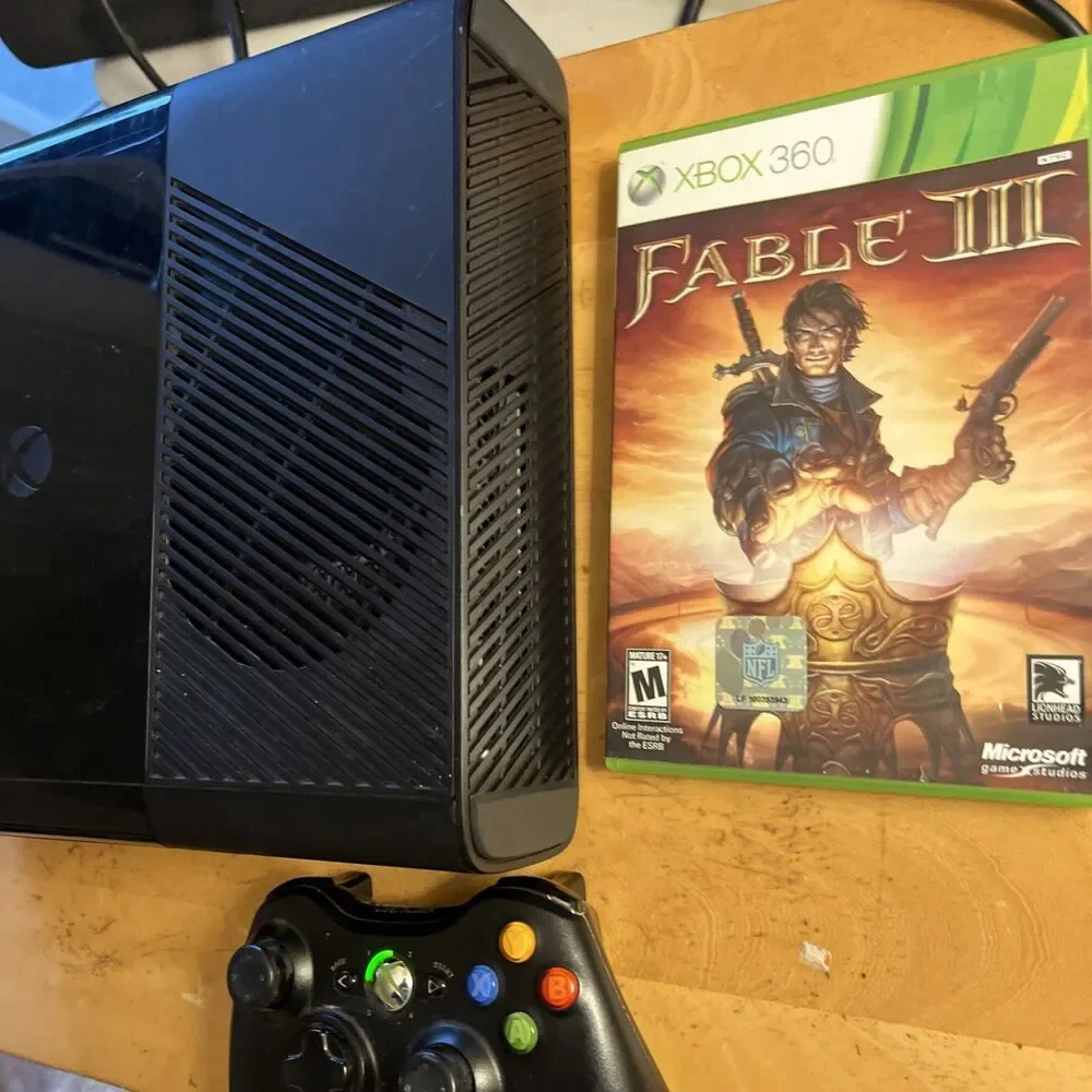Xbox 360 Slim Console Model 1538 Bundle W/Controllers Game Bundles Gamer Tested